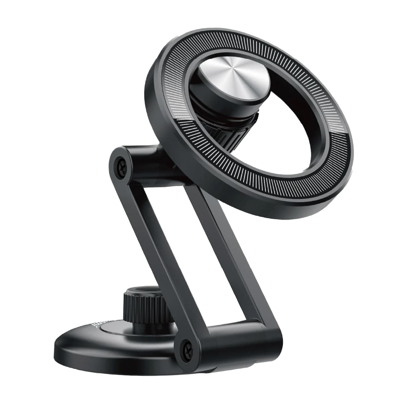 TRUSMI LP07-011, um mehrere Winkel drehbar, faltbarer magnetischer Autotelefonhalter, Schwarz