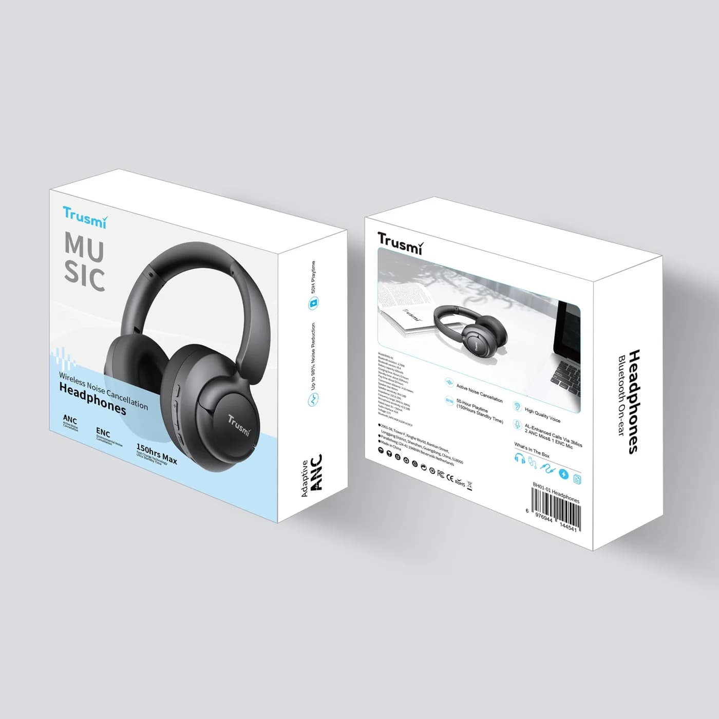 TRUSMI BH01-01 ANC Wireless Bluetooth-Kopfhörer 5