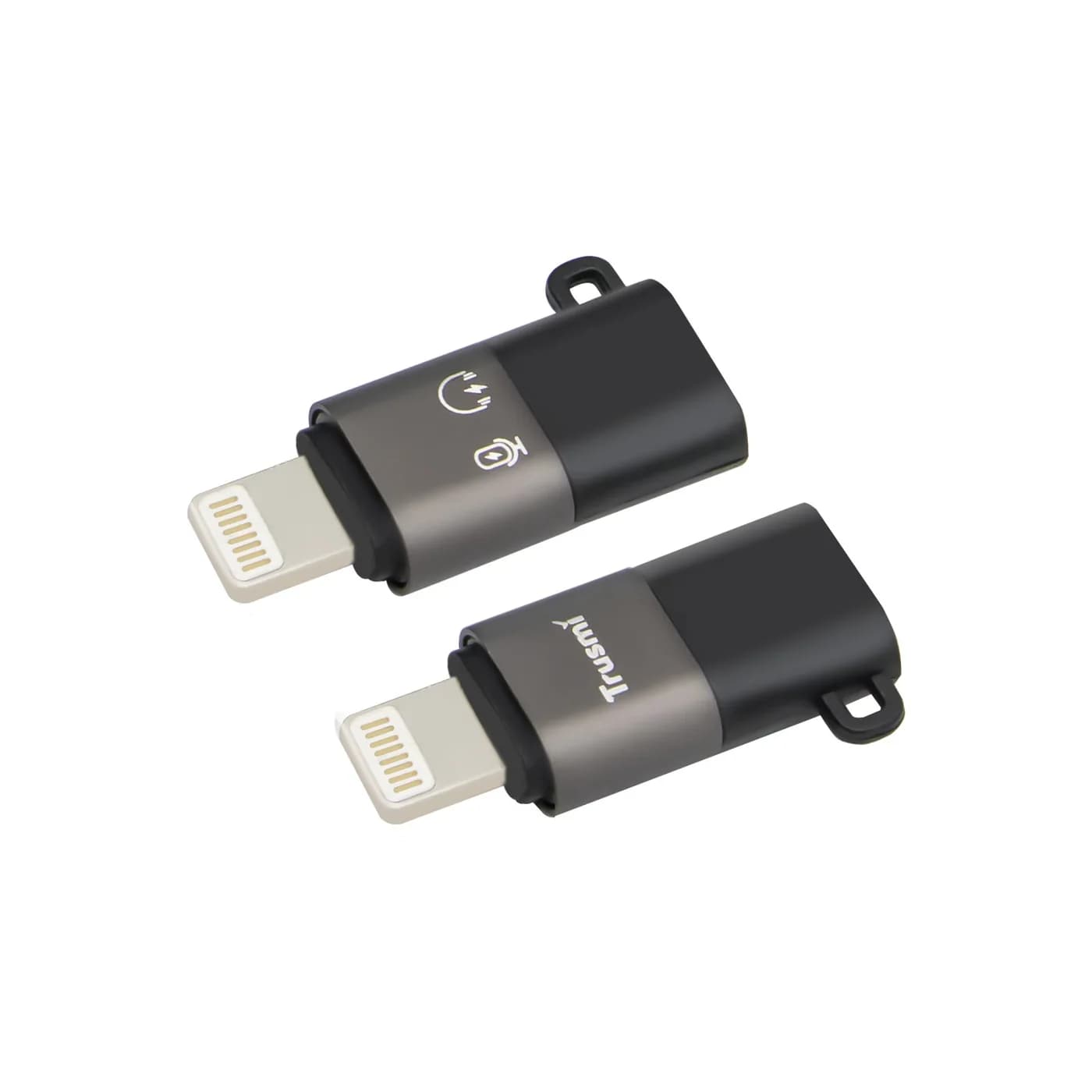 TRUSMI CA01-01 iP-Stecker auf Typ-C-Buchse Audio-Ladeadapter Grau 3
