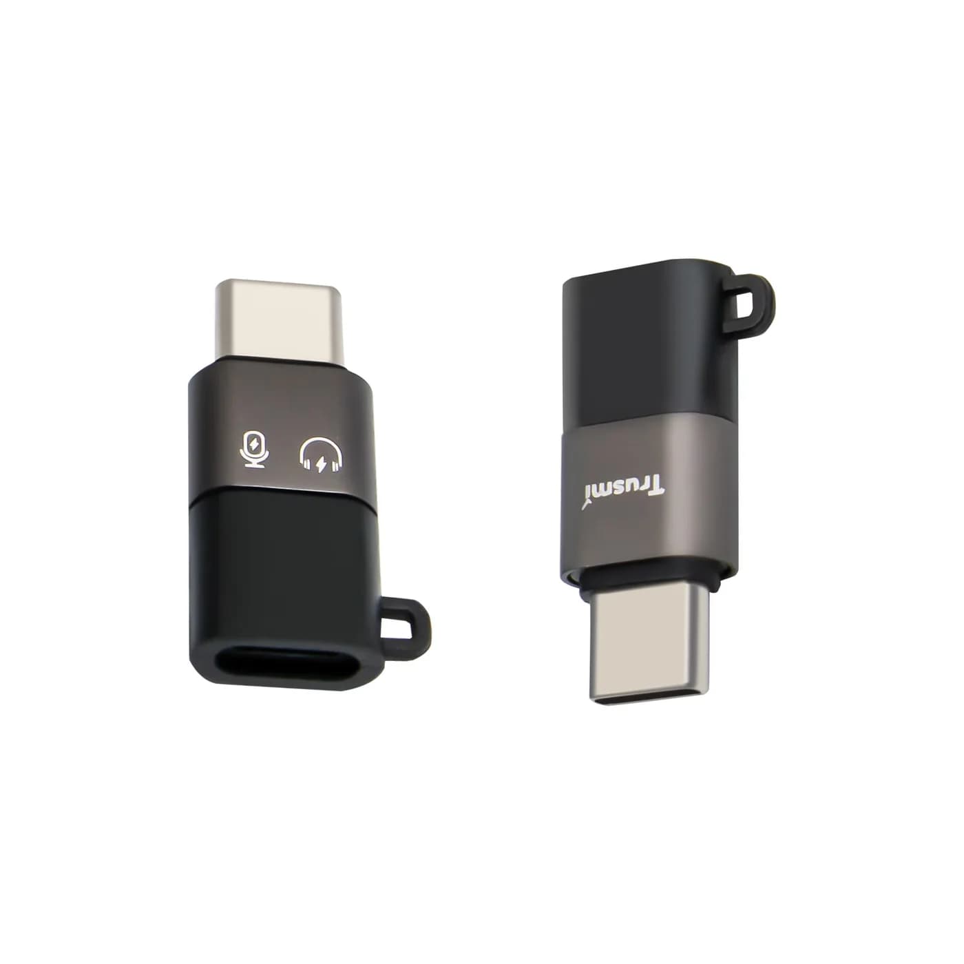 TRUSMI CA01-02 Typ-C-Stecker auf L-Buchse auf Ladeadapter, Grau