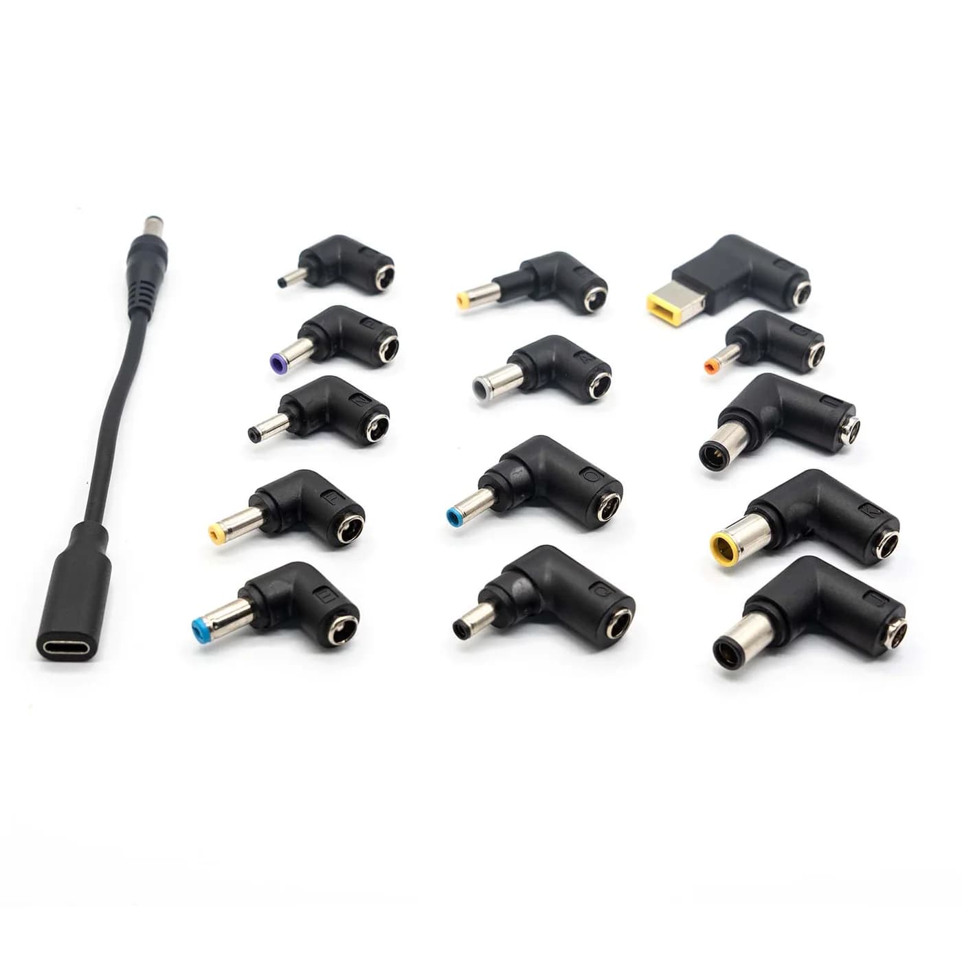 TRUSMI CA01-06 100W Universal Laptop DC Converter with 14 Types of Plug Interfaces Black 2