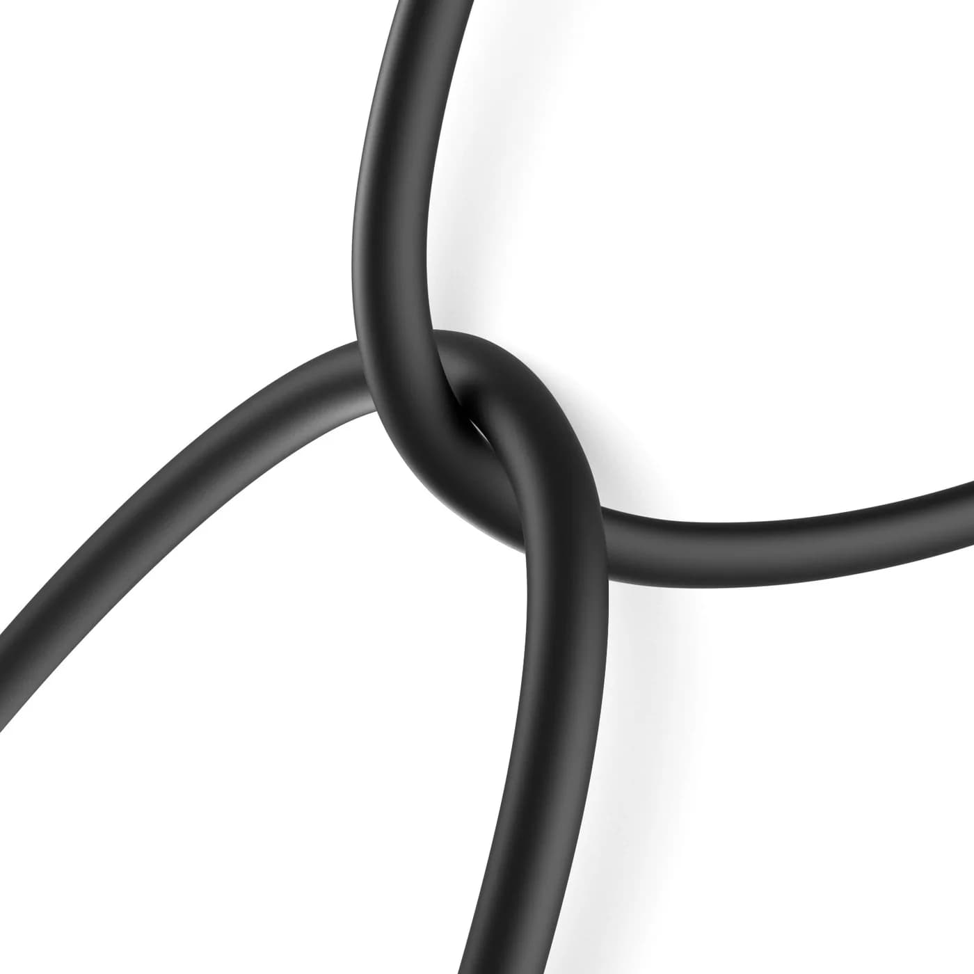 TRUSMI CA34-04 2,4 A USB-A auf L Silikonkabel schwarz 2 m 2