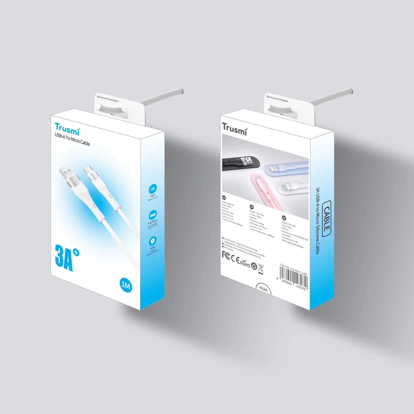 TRUSMI CA34-059 USB-A-auf-Mikrokabel 5
