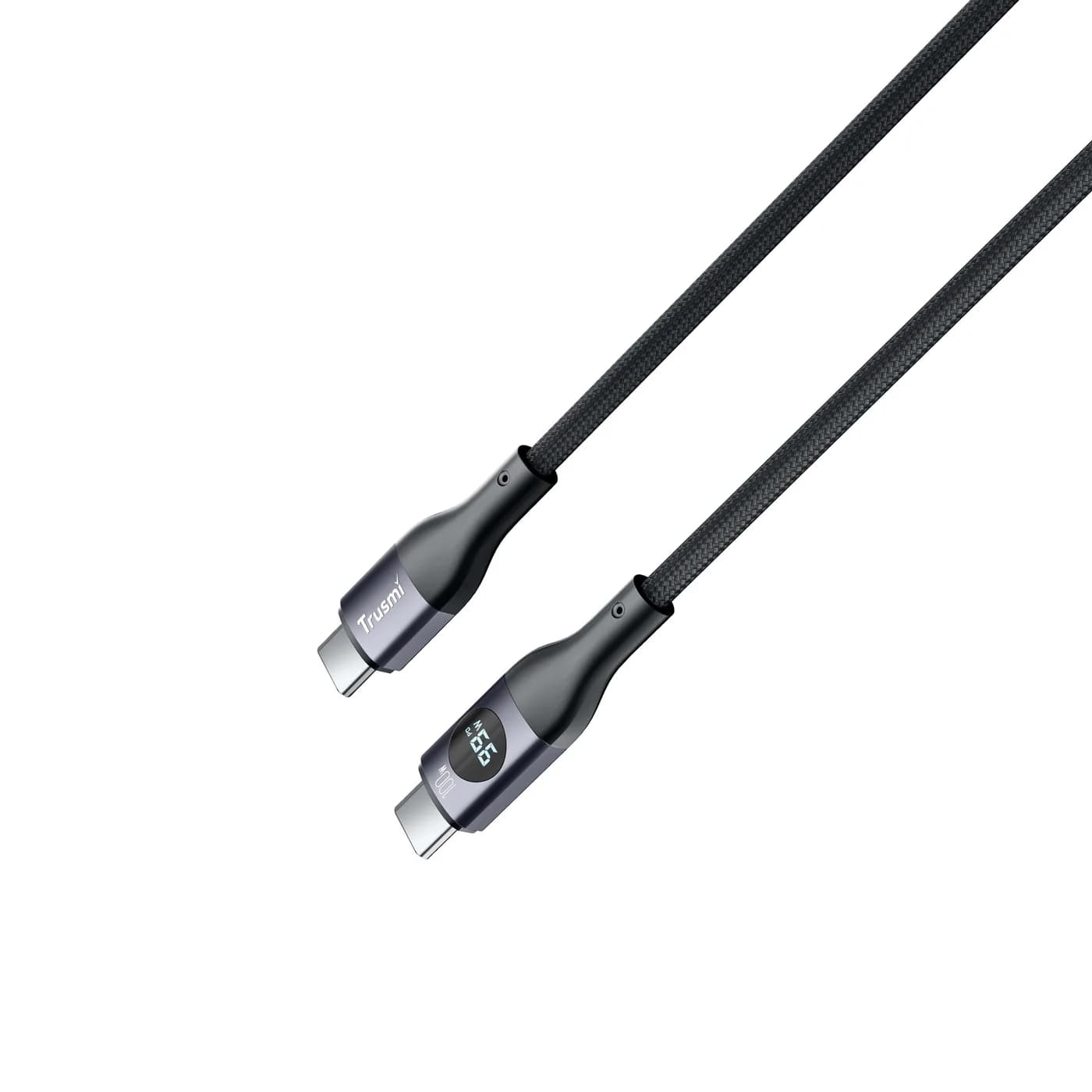 TRUSMI CA38-02 100 W CC digitales, geflochtenes Schnellladekabel 2