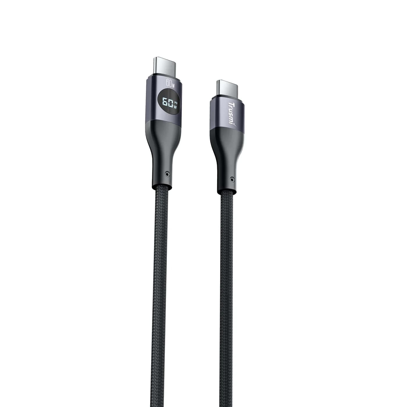 TRUSMI CA38-01 60W CC Digital Fast Charging Braided Cable 2