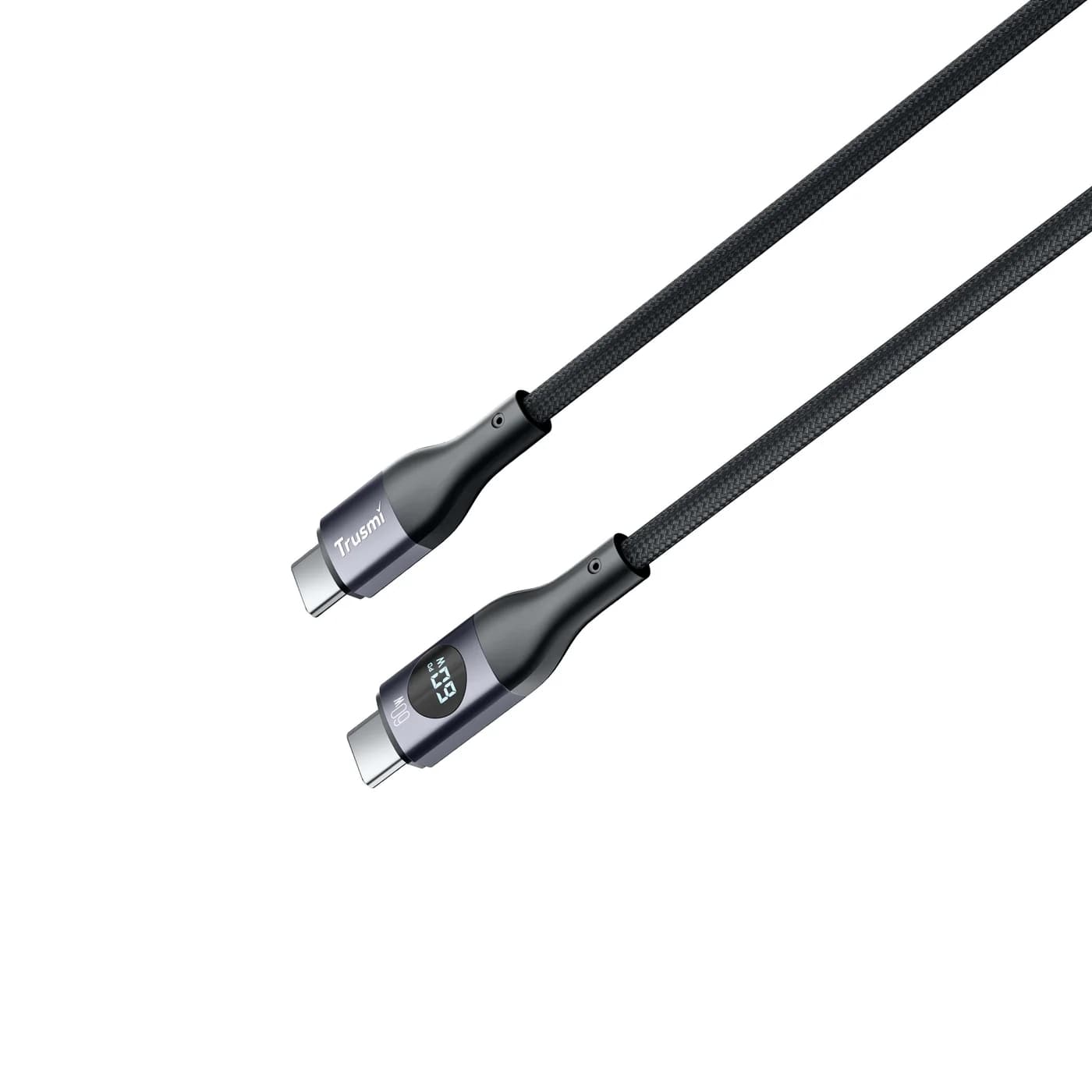 TRUSMI CA38-01 60W CC Digital Fast Charging Braided Cable 3