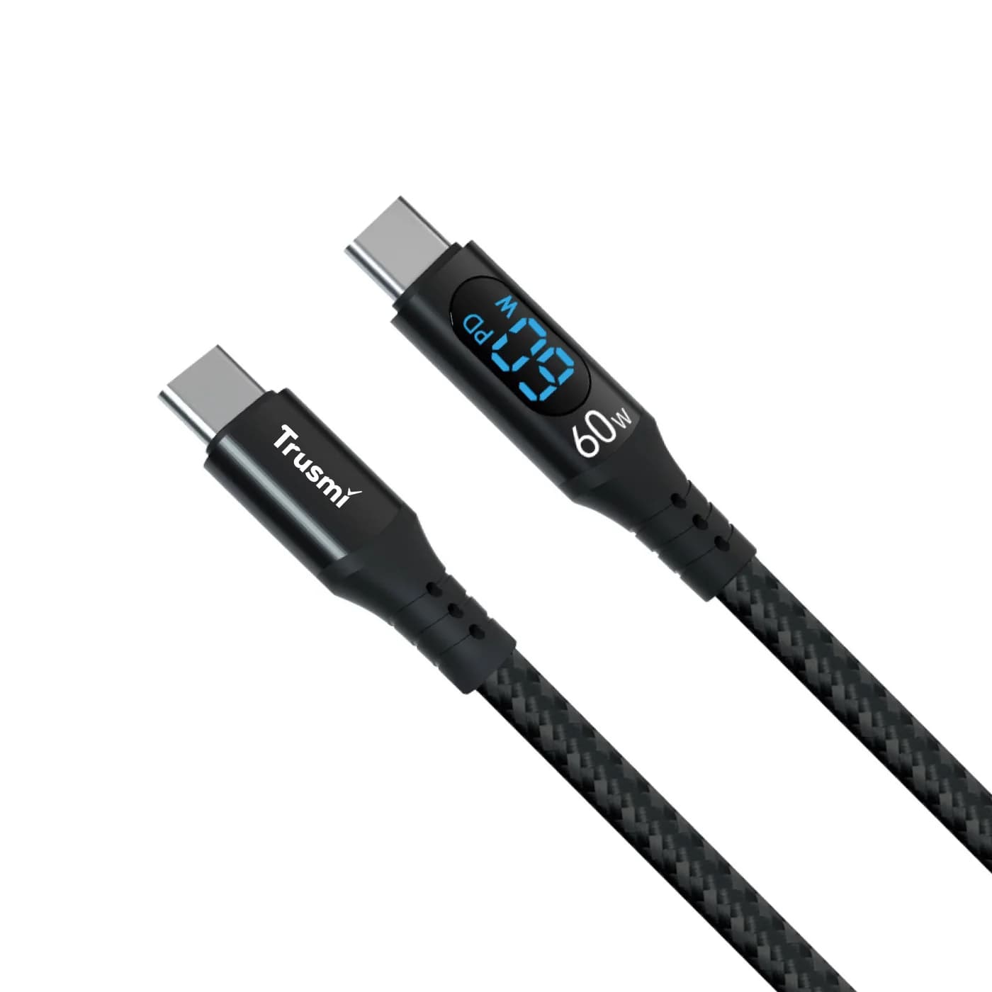 TRUSMI CA38-106 60W CC Digital Fast Charging Braided Cable