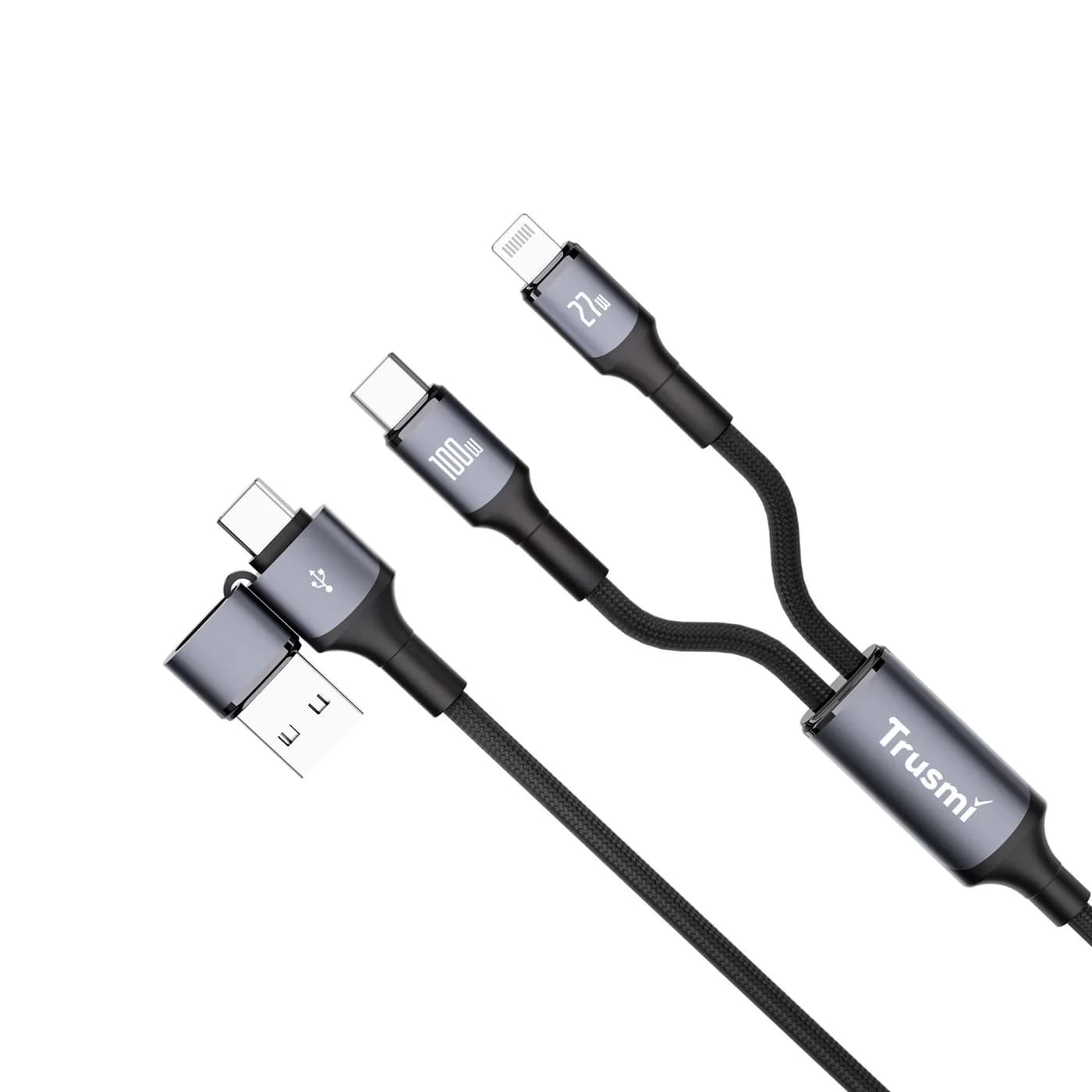 TRUSMI CA39-01 AC CL PVC+Aluminum Alloy Braided Cable