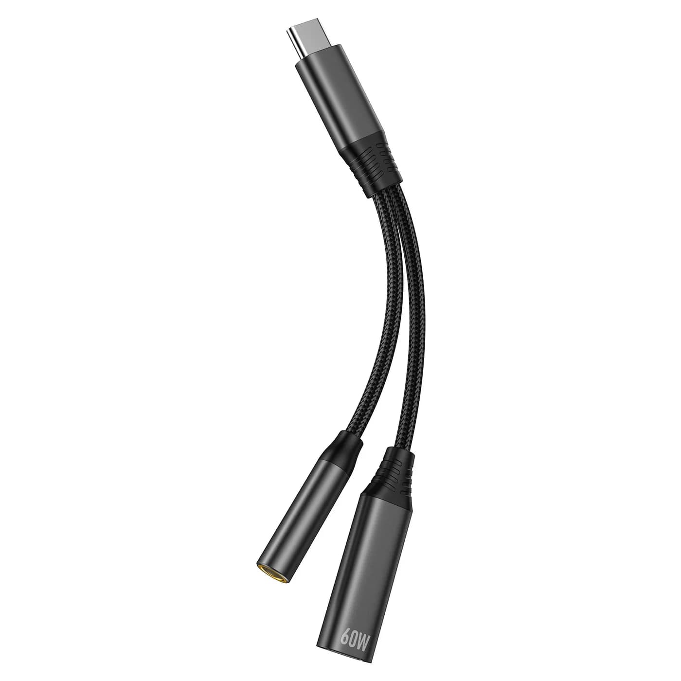 TRUSMI CA50-01 2-in-1 CC+3,5 mm 4-Stufen-Audio-Buchsen-Adapterkabel 5