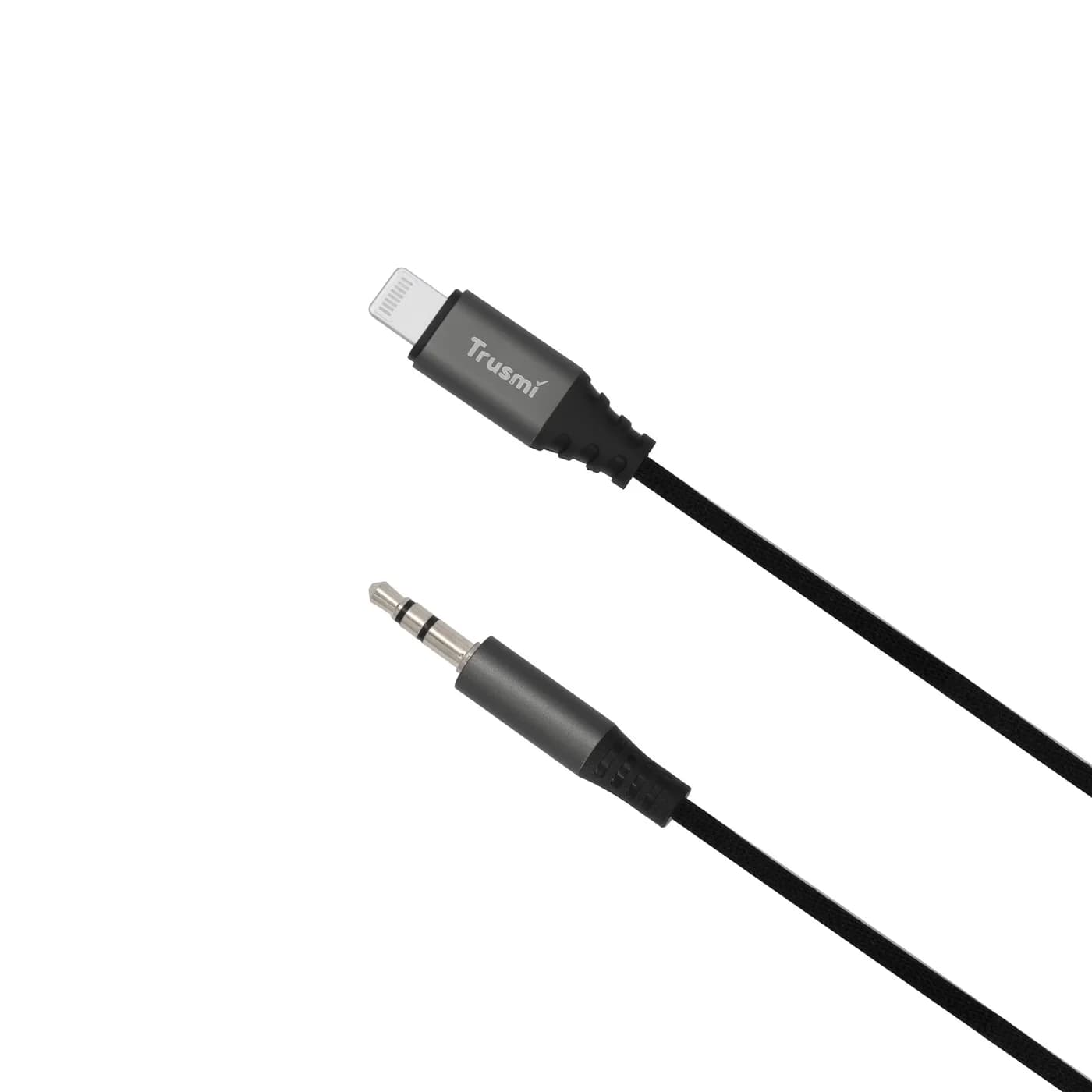 TRUSMI CA50-04 Lighting to 3.5mm Three-level Audio Male Braided Audio Cable