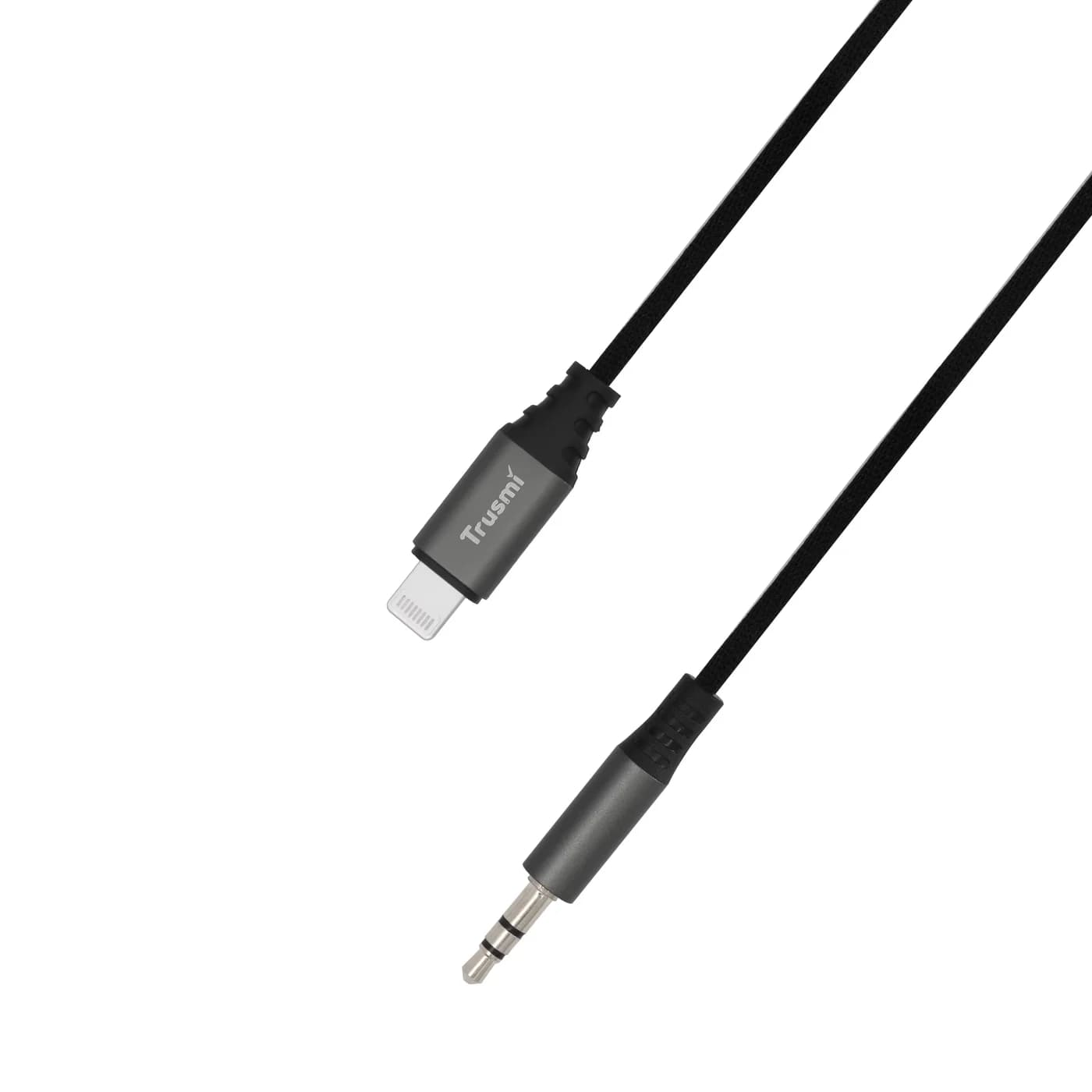 TRUSMI CA50-04 Lighting to 3.5mm Three-level Audio Male Braided Audio Cable 3