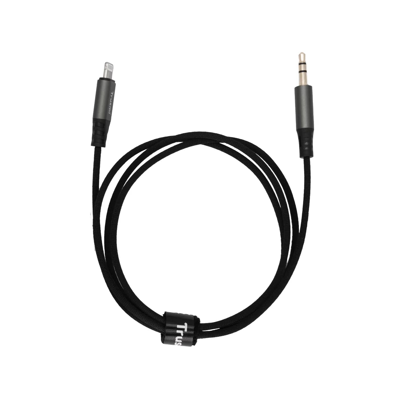 TRUSMI CA50-04 Lighting to 3.5mm Three-level Audio Male Braided Audio Cable 4