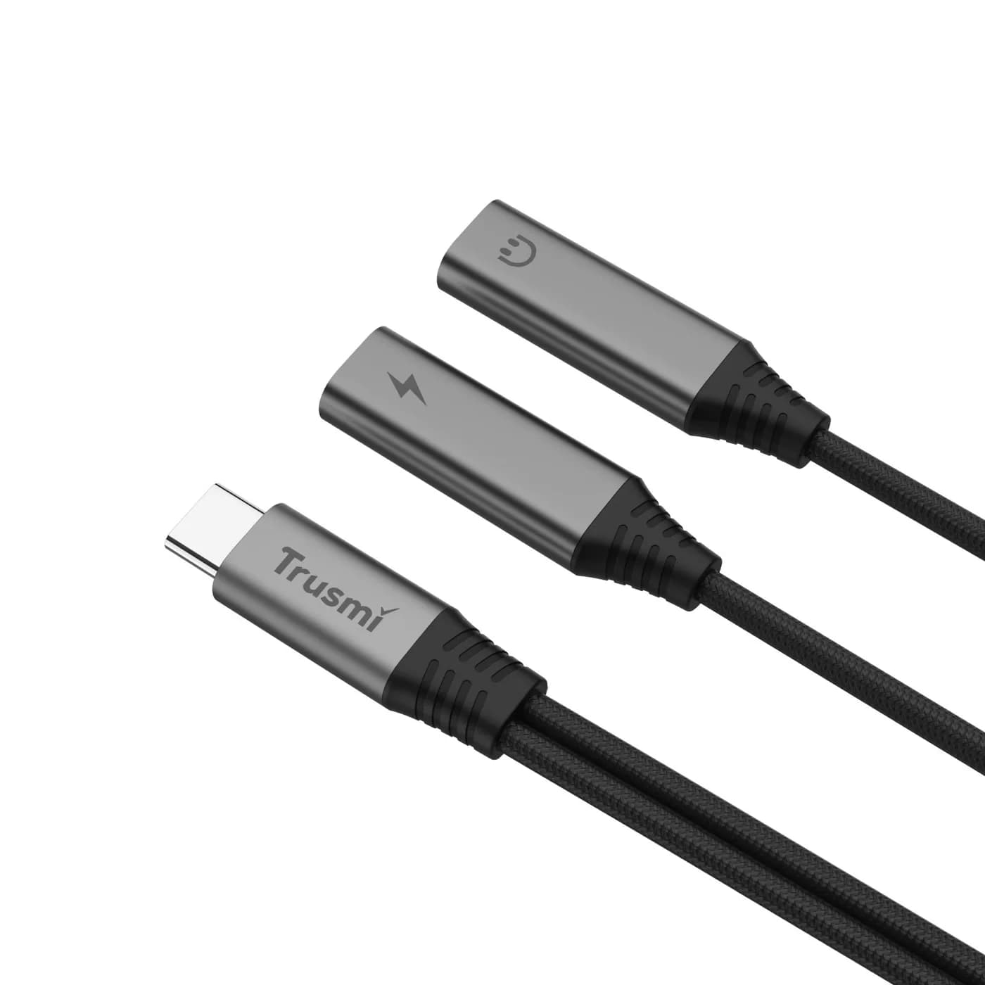 TRUSMI CA51-01 2-in-1 CC Female Adapter Cable