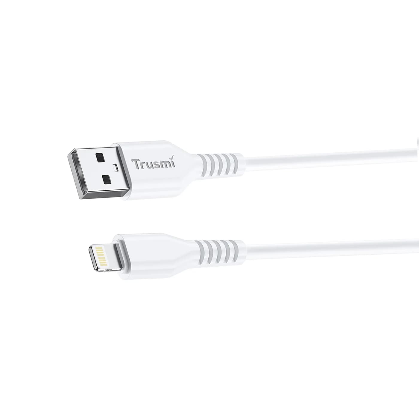 TRUSMI CA54-02 2,4 A A-zu-L-Ladekabel weiß 1 m 2