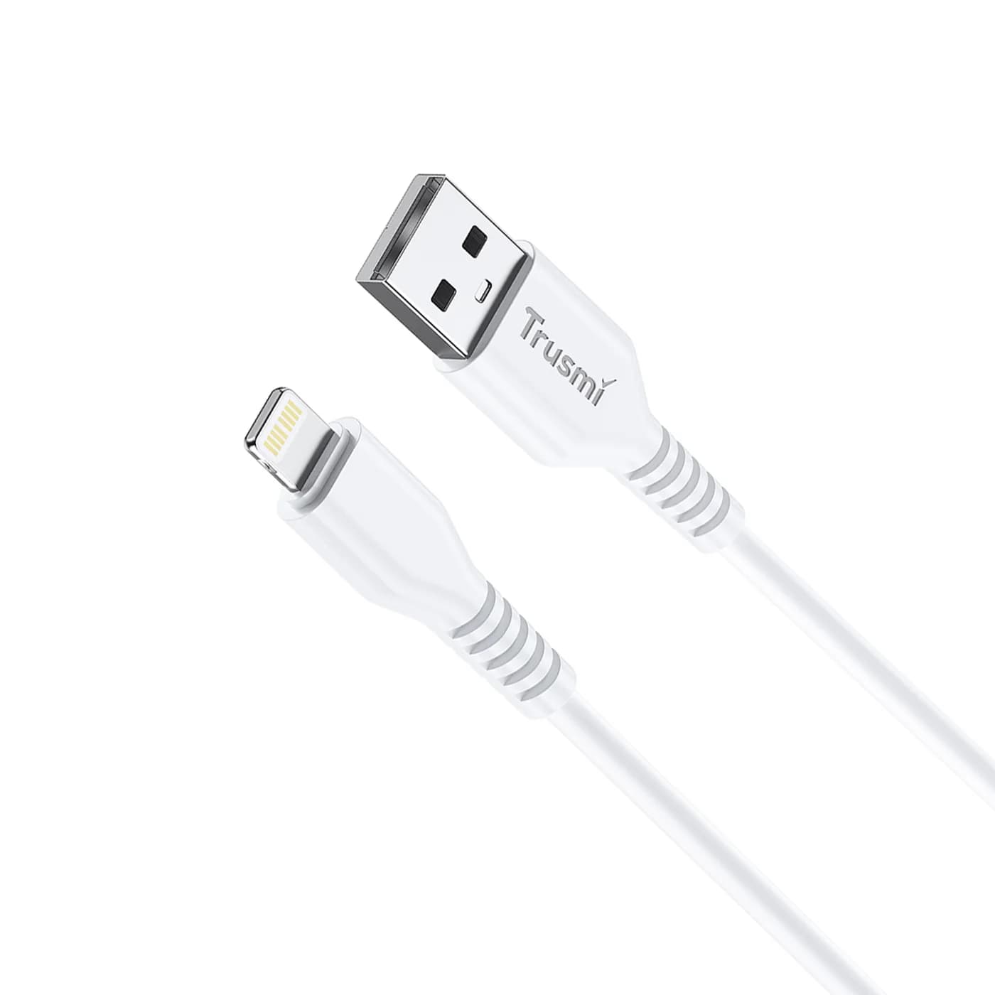 TRUSMI CA54-04 2.4A A To L Charging Cable White 2M