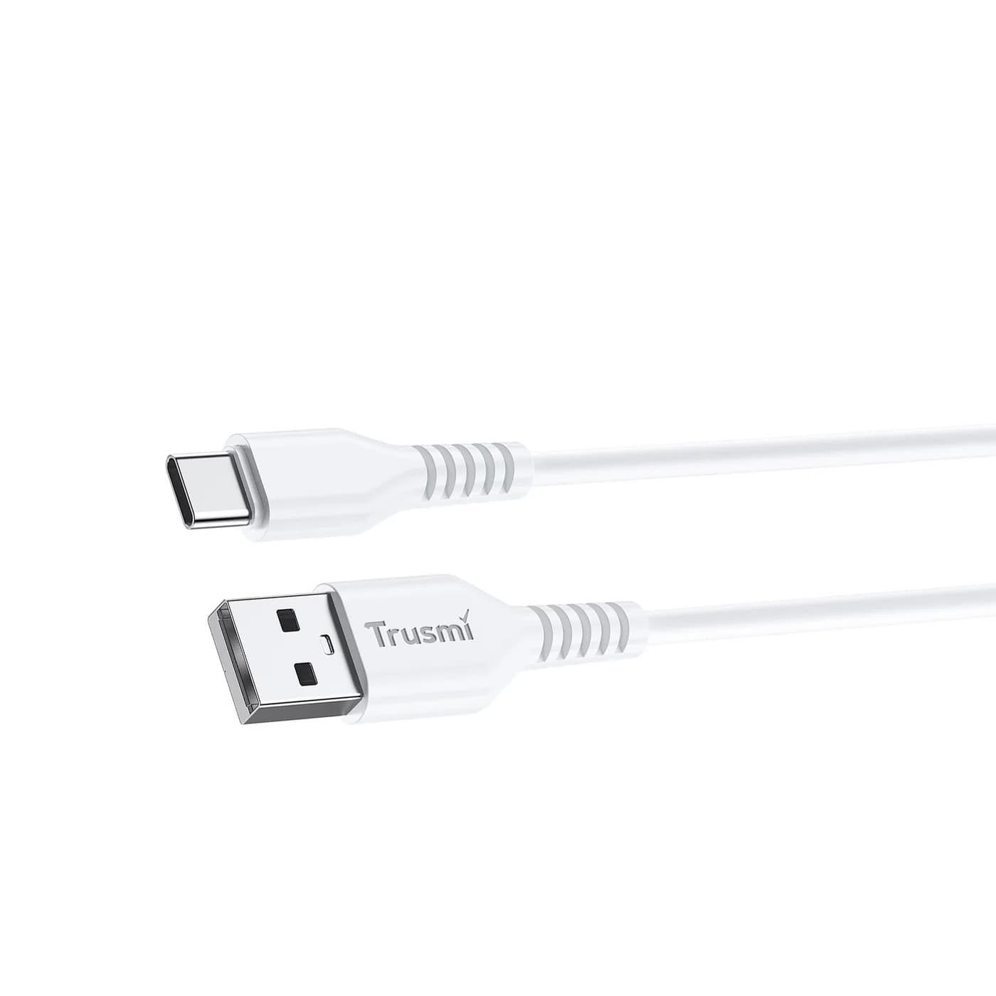TRUSMI CA54-03 3A A-zu-C-Ladekabel Weiß 2M 4