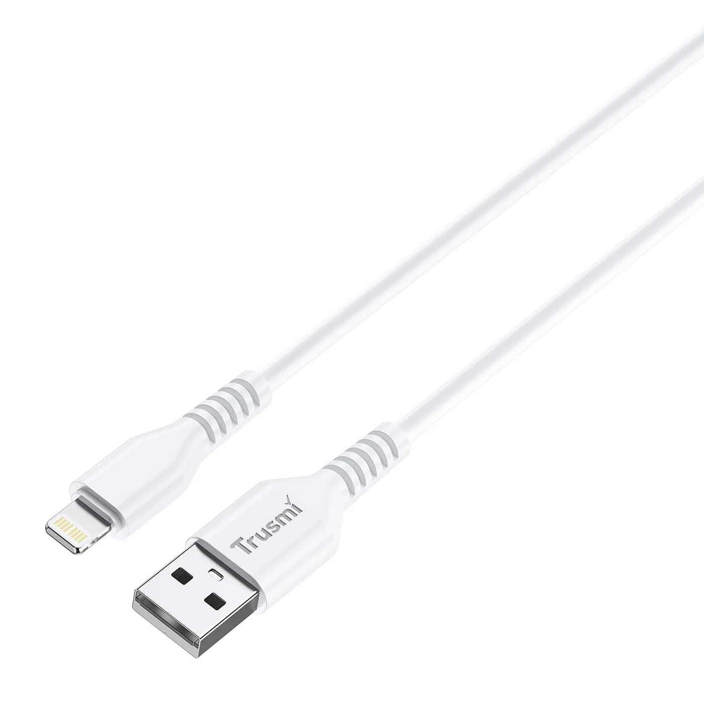 TRUSMI CA54-04 2,4 A A-zu-L-Ladekabel weiß 2 m 4