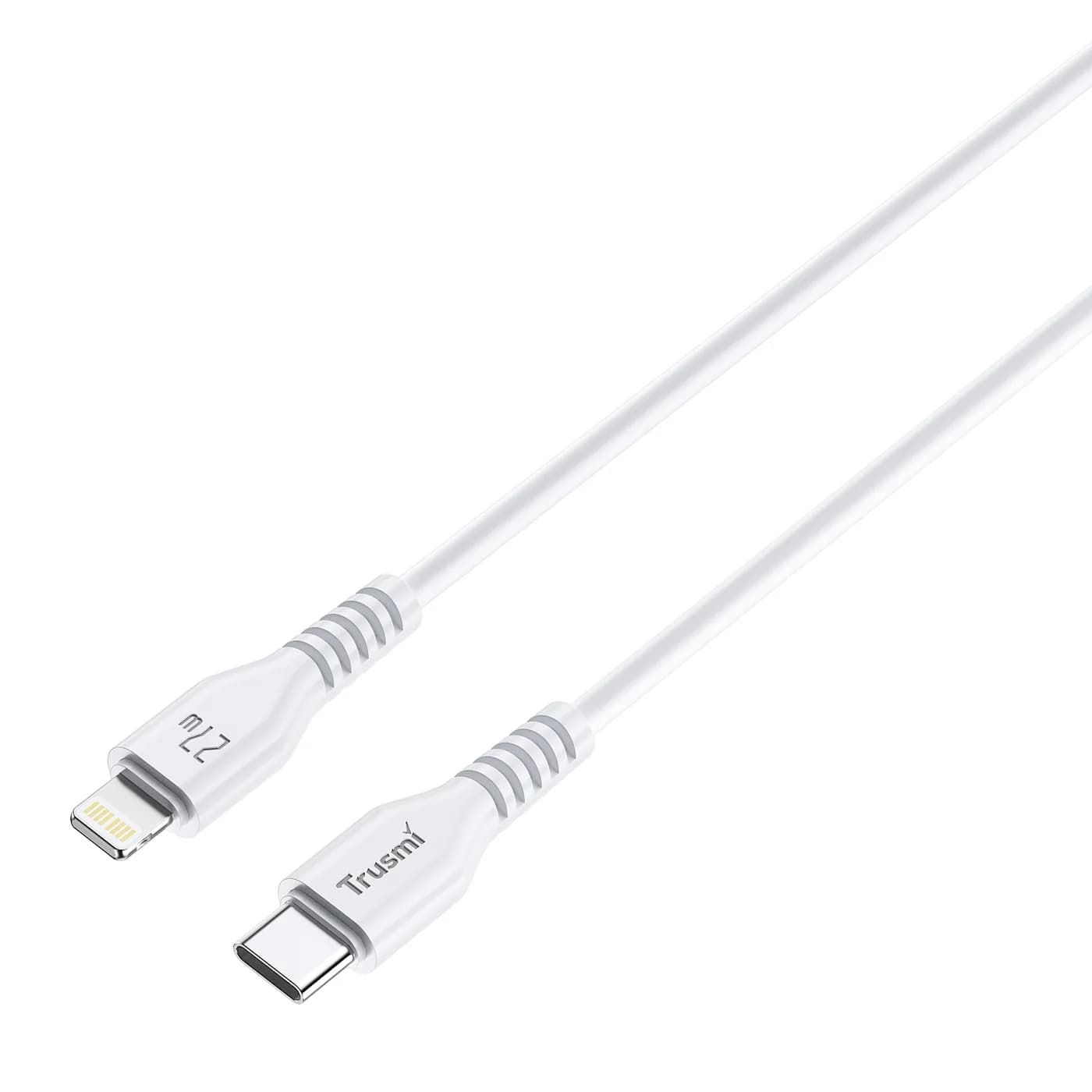 TRUSMI CA54-06 27W C To L Charging Cable White 1M 2