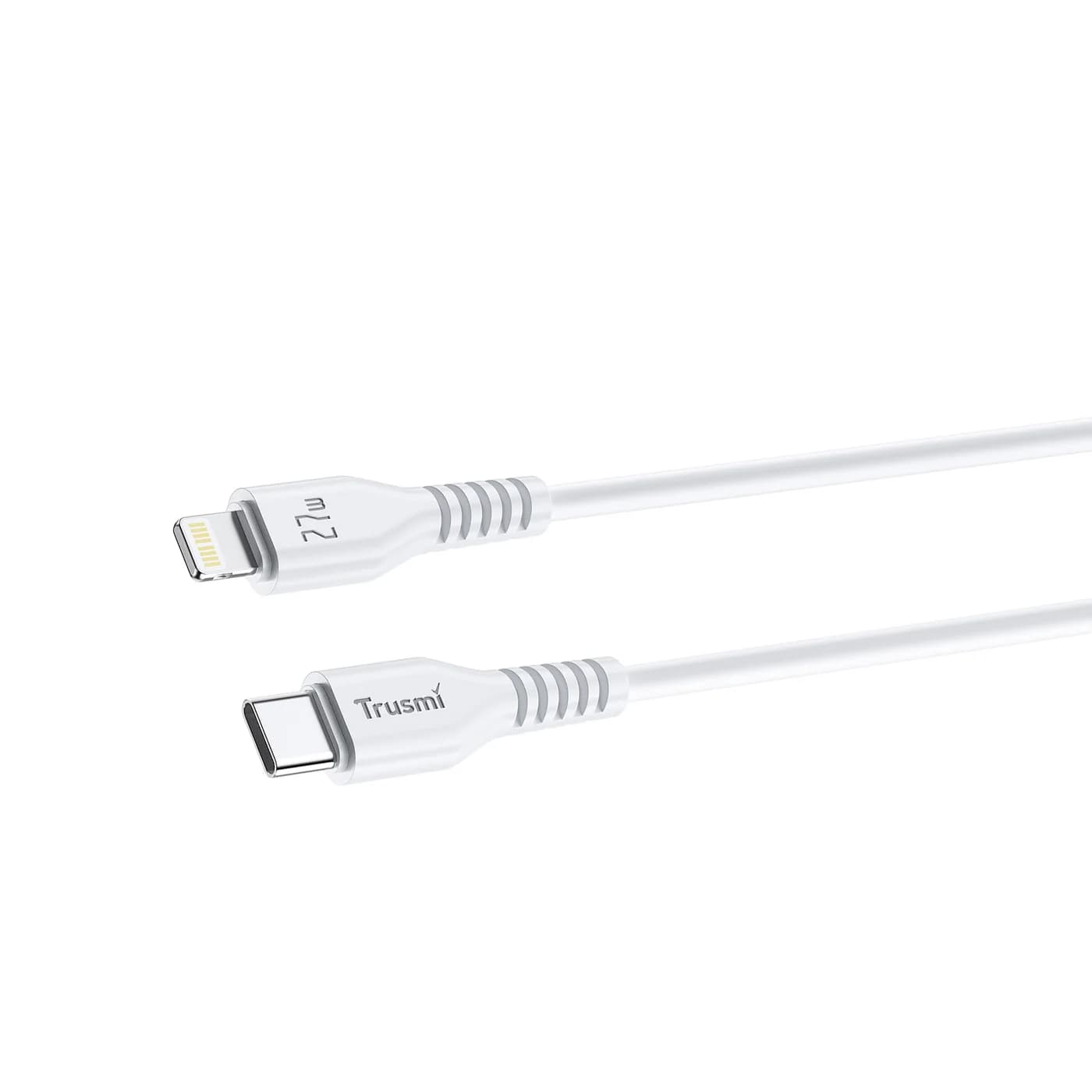 TRUSMI CA54-06 27W C To L Charging Cable White 1M 4
