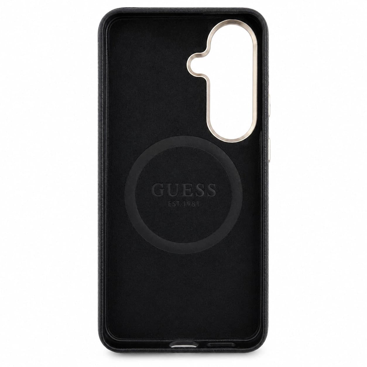 GUESS Handyhülle – Schwarz mit Kreuzmuster 2