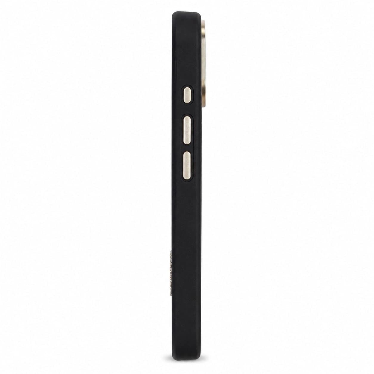 GUESS Monogram Black Gold MagSafe iPhone Hülle 3