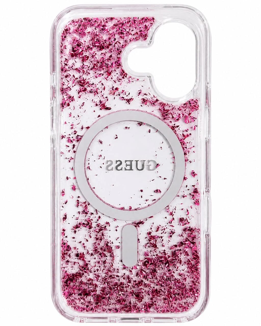 GUESS Pink Glitter MagSafe iPhone Case 2