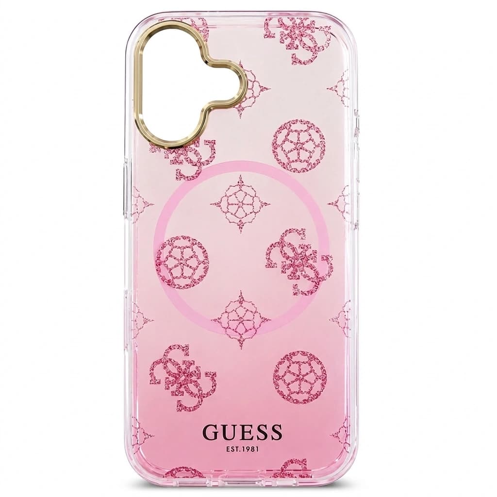 GUESS Pink MagSafe iPhone Hülle