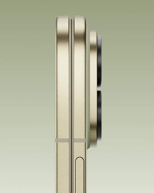 Mattes, platinfarbenes Metallgehäuse des Pro Fold.