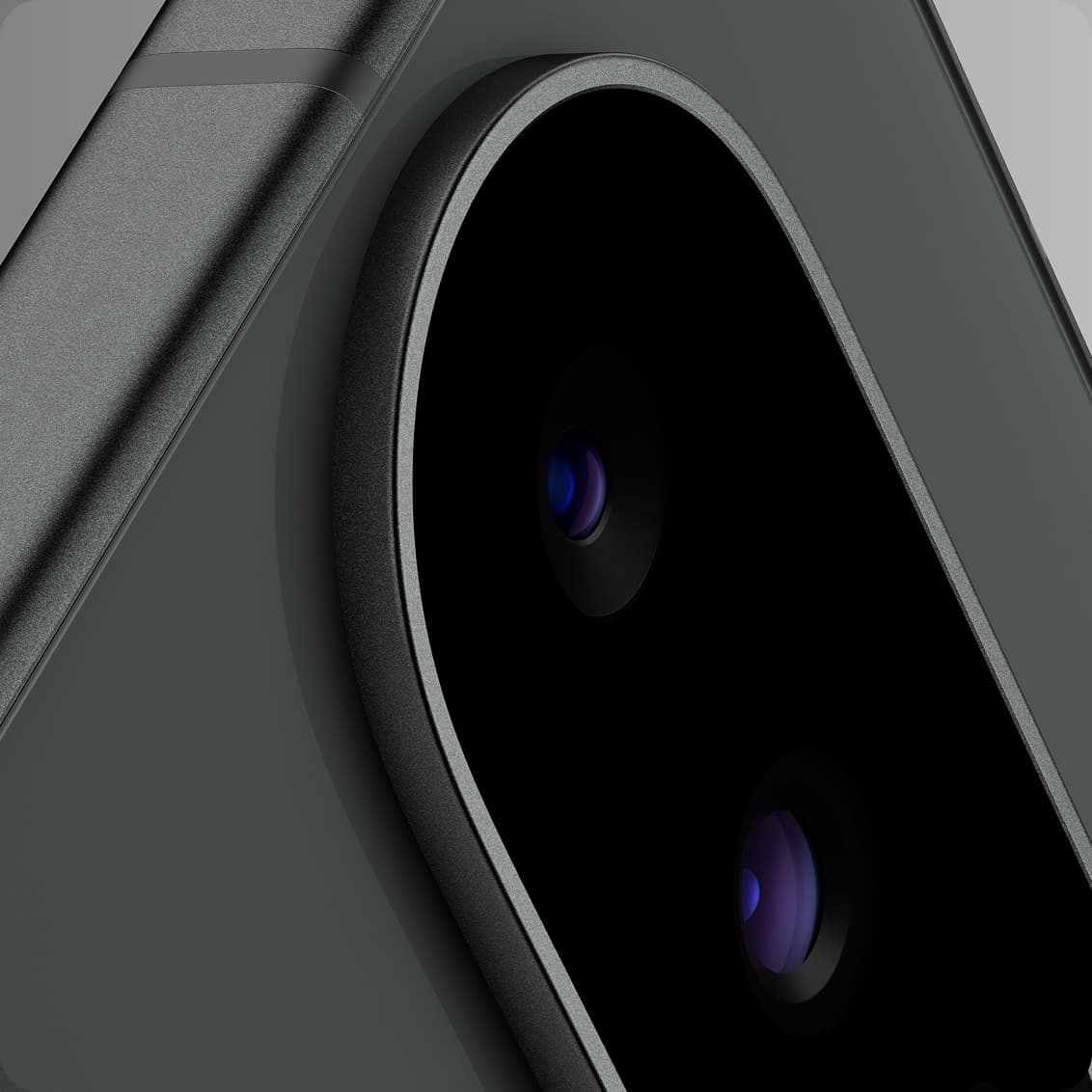 Close-up of the Google Pixel 11 camera bar.