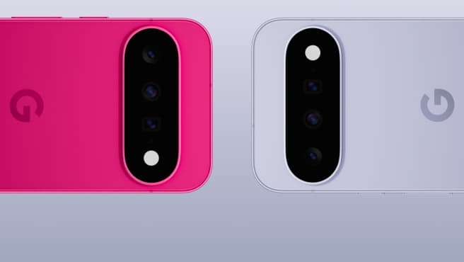 Google Pixel 11 in multiple finishes side by side.