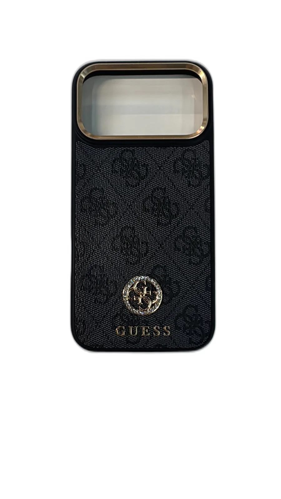 GUESS Handyhülle – Schwarz/Gold