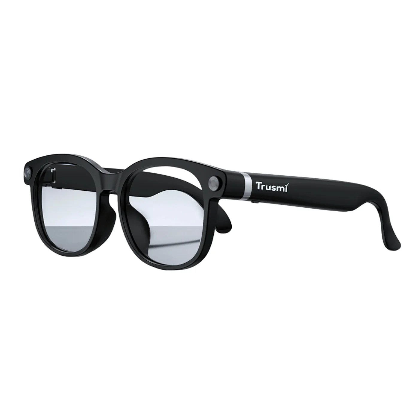 TRUSMI AG01-01 Smart Glasses Photochromic Lenses (including 2 sound guide tubes) Black