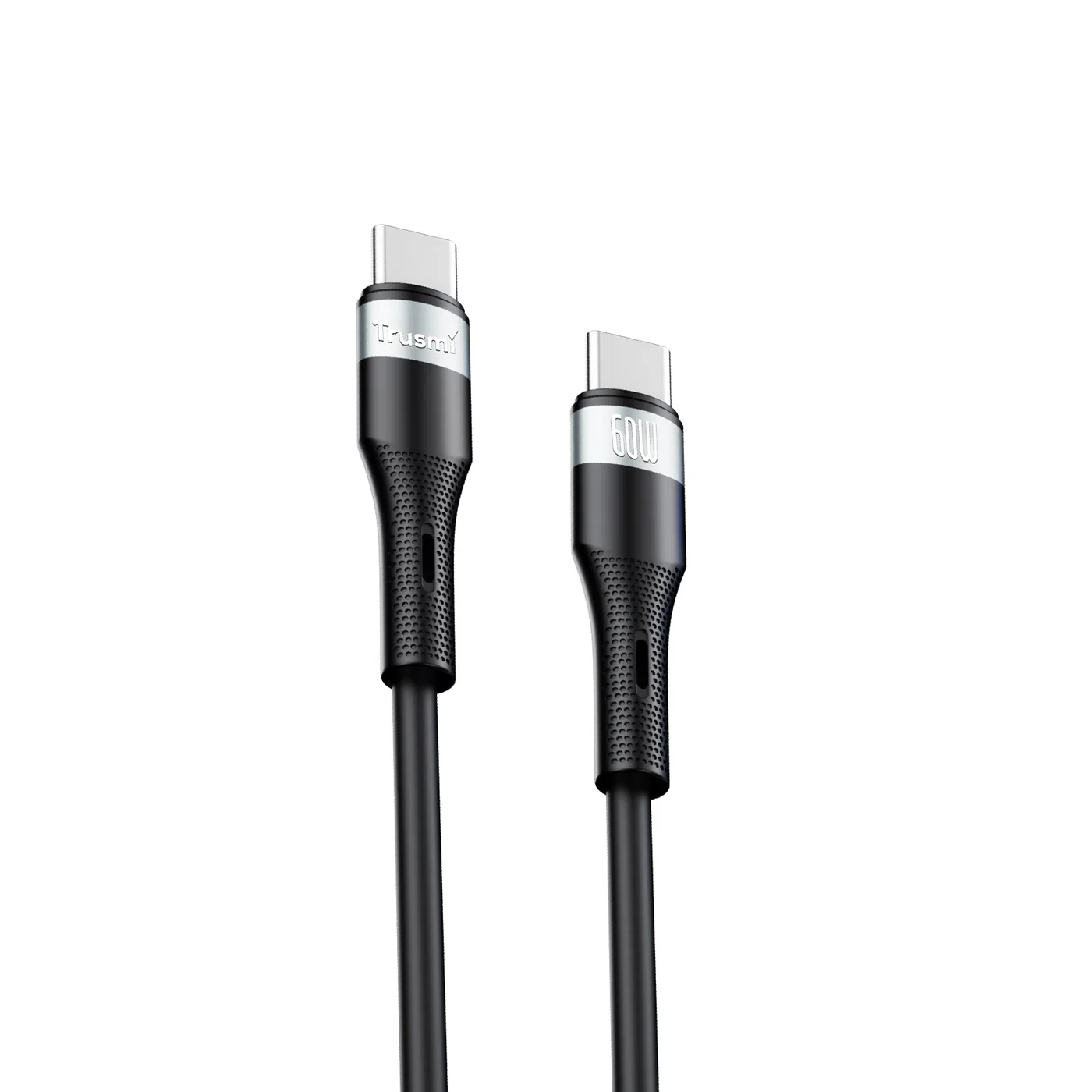 TRUSMI CA34-02 60W C to C Silicone Cable 2