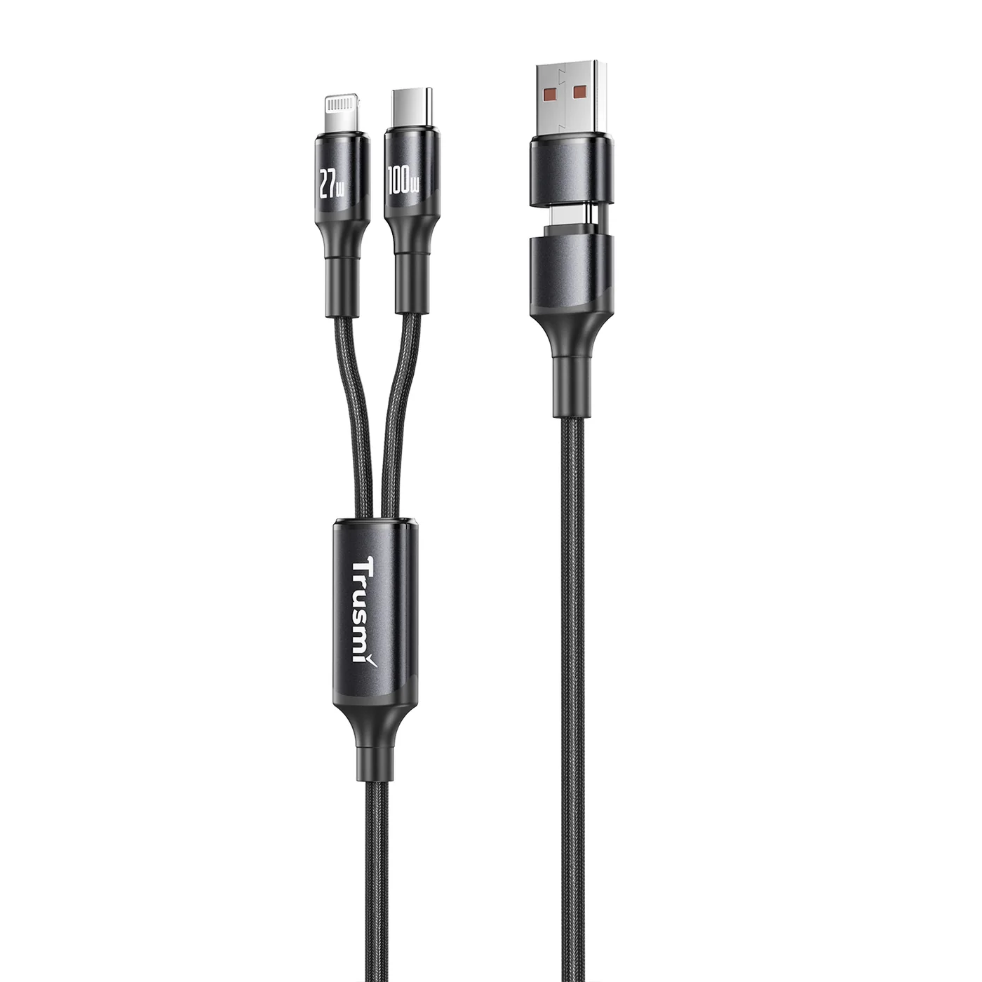 TRUSMI CA39-01 AC CL PVC+Aluminum Alloy Braided Cable 4