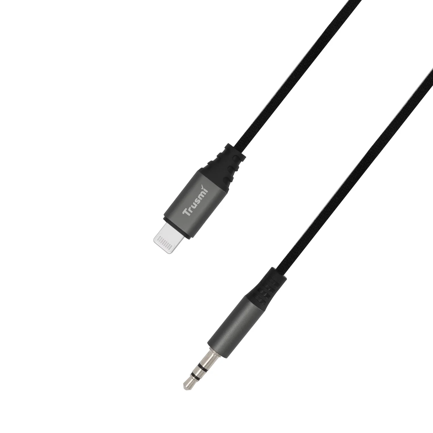 TRUSMI CA50-04 Beleuchtung auf dreistufiges geflochtenes Audiokabel mit 3,5-mm-Audiostecker 3
