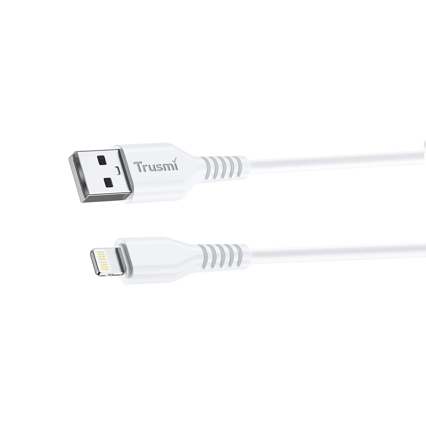 TRUSMI CA54-02 2.4A A To L Charging Cable White 1M 2