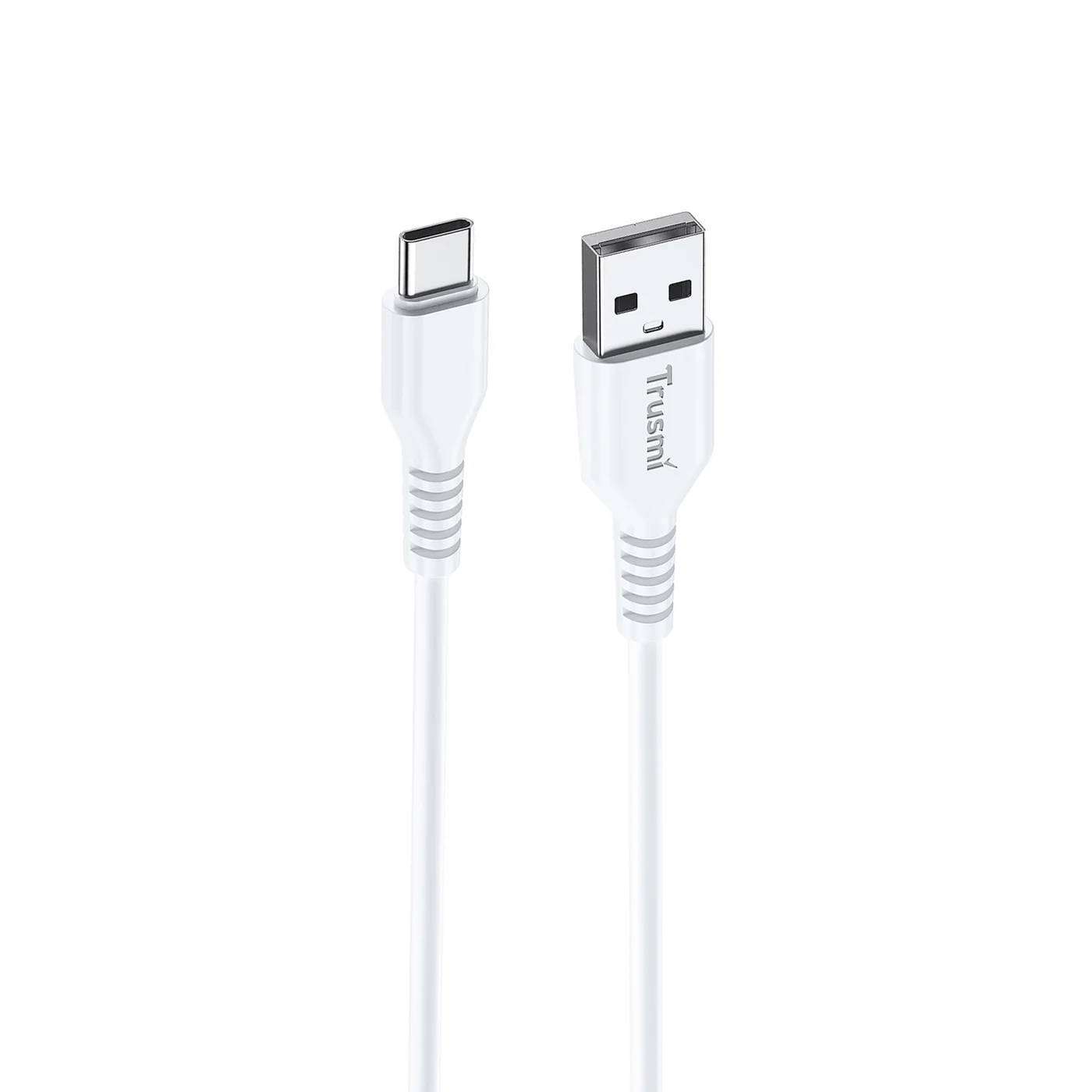 TRUSMI CA54-03 3A A-zu-C-Ladekabel Weiß 2M 3