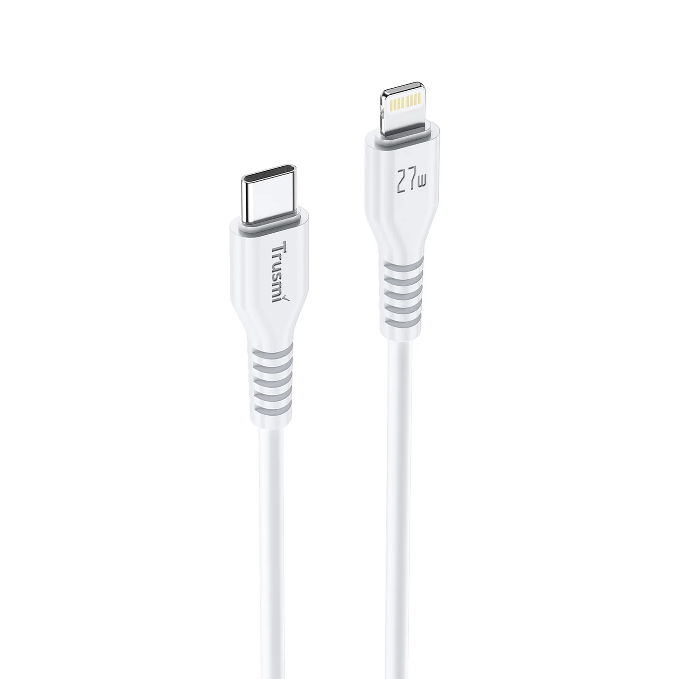 TRUSMI CA54-06 27W C To L Charging Cable White 1M 3