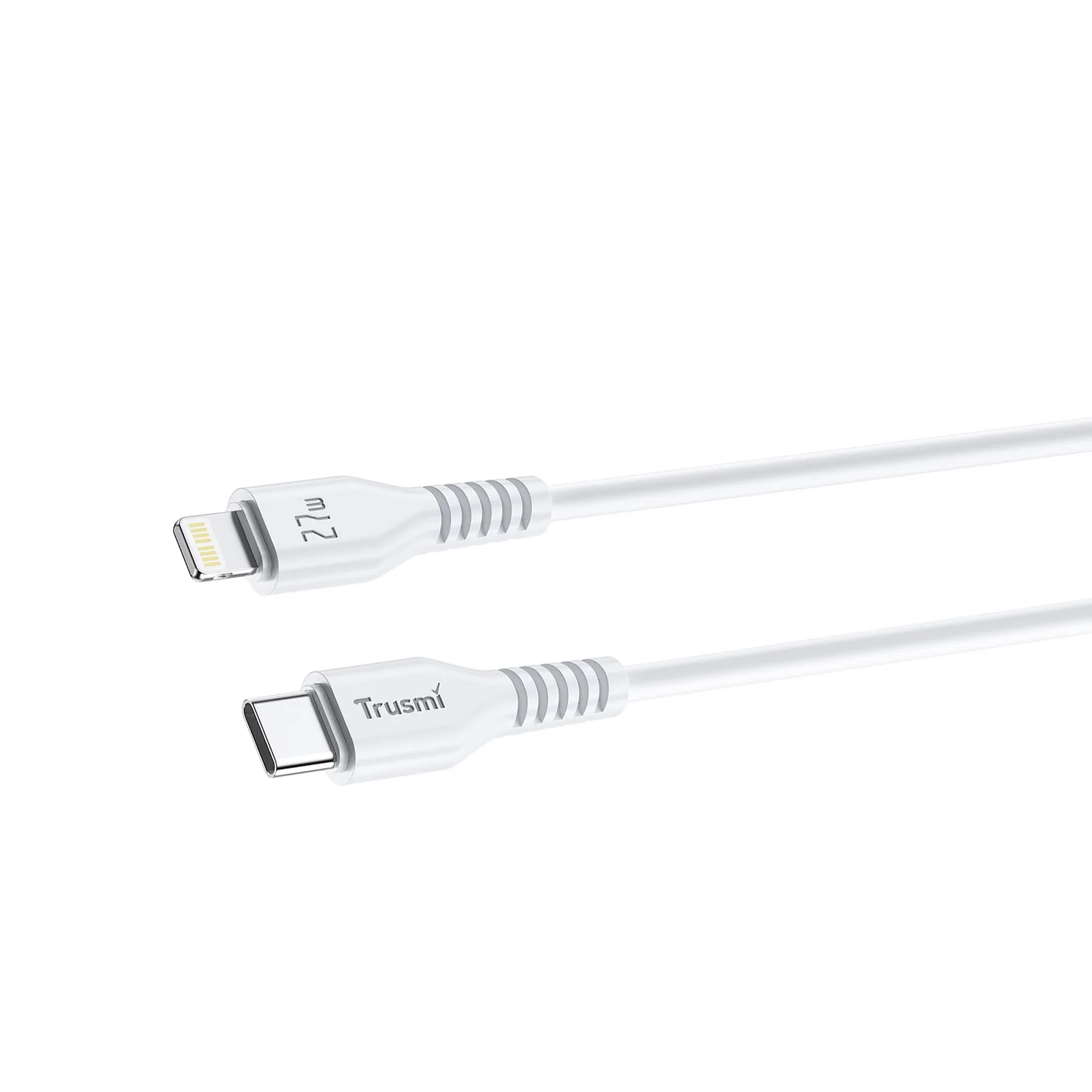 TRUSMI CA54-06 27W C To L Charging Cable White 1M 4