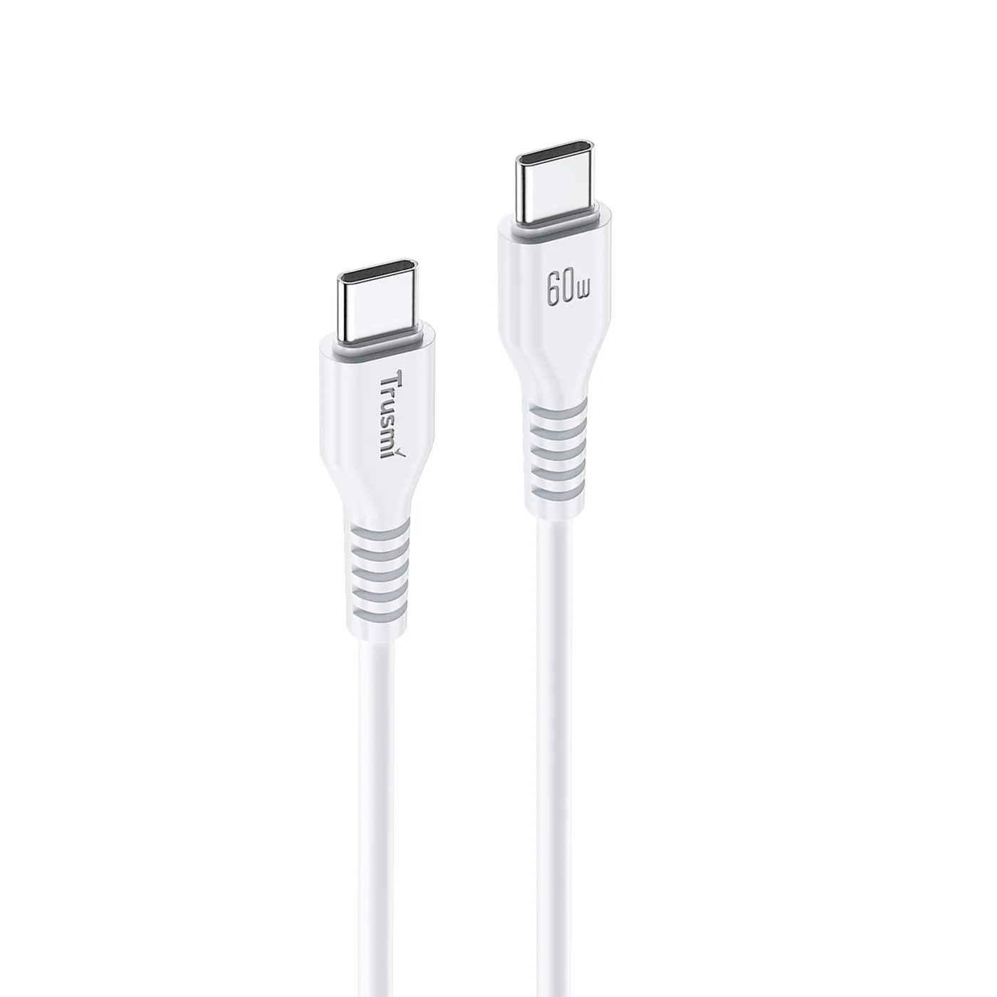 TRUSMI CA54-05 60W C To C Charging Cable White 1M 3