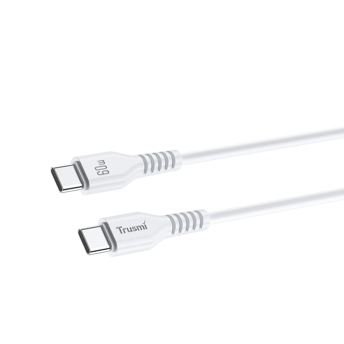 TRUSMI CA54-05 60W C To C Charging Cable White 1M 4