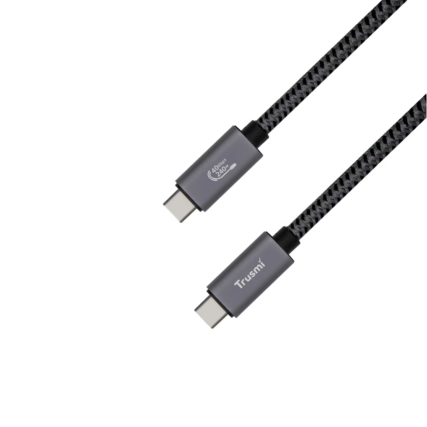 TRUSMI CA57-01 240W USB-4 High Frequency Data Charging Braided Cable Supports 8K60HZ 2