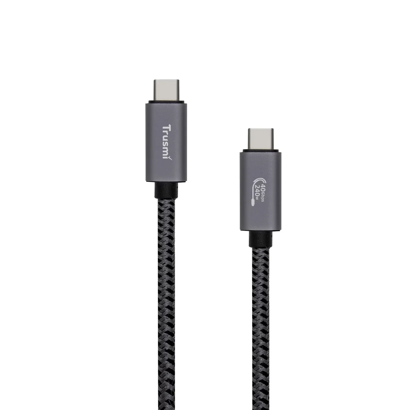 TRUSMI CA57-01 240W USB-4 High Frequency Data Charging Braided Cable Supports 8K60HZ 4