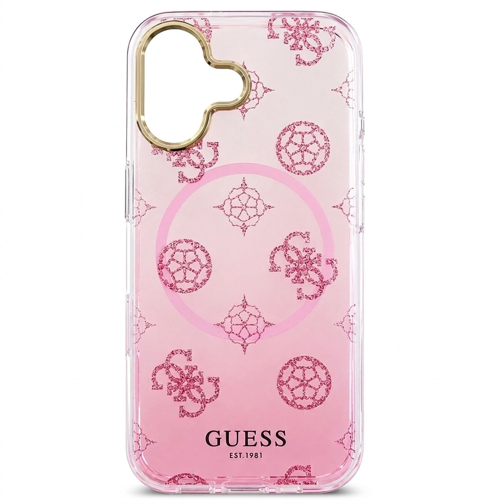GUESS Pink MagSafe iPhone Hülle